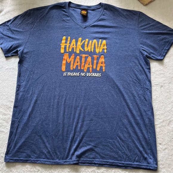 Disneys Hakuna Matata graphic tshirt bundle Sz 2X lion king broadway musical tee - Picture 6 of 12